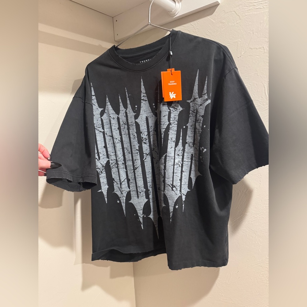 Youngla Revenge Tee Black Graphic T-Shirt